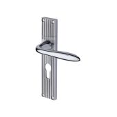RR5048-PC Heritage Brass Sutton Reeded Euro Profile Polished Chrome finish