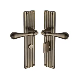 RR6030-AT Heritage Brass Roma Reeded Bathroom set Antique Brass finish