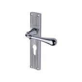 RR6048-PC Heritage Brass Roma Reeded Euro Profile Polished Chrome finish