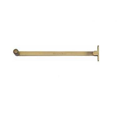 Click Here To Enlarge This Photo Of V1119 6-AT Heritage Brass Casement Stay Roller Arm Design 150mm Antique Brass Finish