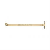 V1119 6-SB Heritage Brass Casement Stay Roller Arm Design 150mm Satin Brass Finish