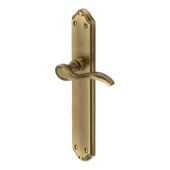 MM827-AT Heritage Brass Door Handle Lever Latch Verona Long Design Antique Brass finish