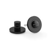 AW791BL - Alexander & Wilks Thumbturn & Release Plain on 50x6mm Rose - Black