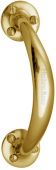 V1140-PB Heritage Brass Pull Handle Polished Brass Finish