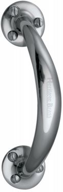Click Here To Enlarge This Photo Of V1140-PC Heritage Brass Pull Handle Polished Chrome Finish