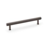 AW809R-160-DBZPVD - Alexander & Wilks Reeded T-Bar Cabinet Pull 160mm Centres - Dark Bronze