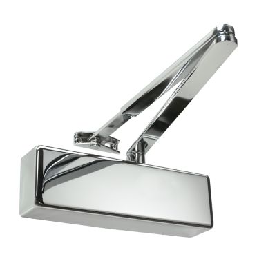 Click Here To Enlarge This Photo Of TS.3204BC.SLFB.PNPPNP - Rutland Size 3-4 Contract Overhead Door Closer with Backcheck - Polished Nickel