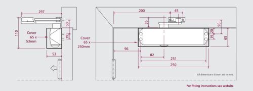 Click Here To Enlarge This Photo Of TS.4204DABC.SRFB.SNPSNP - Rutland Size 2-4 Overhead Door Closer with Backcheck & Delayed Action - Satin Nickel