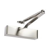 TS.4204DABC.SRFB.SNPSNP - Rutland Size 2-4 Overhead Door Closer with Backcheck & Delayed Action - Satin Nickel