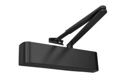 TS.5204BC.SRFB.RAL9011BK - Rutland Size 2-4 Overhead Door Closer with Backcheck - Black