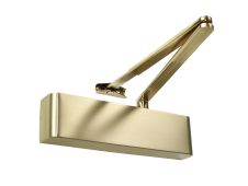 TS.9205.SRFB.SBSB - Rutland Size 2-5 Designer Slimline Overhead Door Closer - Satin Brass