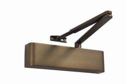 TS.9205DABC.SRFB.WBWB - Rutland Size 2-5 Designer Slimline Overhead Door Closer with Backcheck & Delayed Action - Weathered Bronze