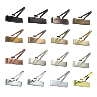 Click Here To Enlarge This Photo Of TS.9205DABC.SRFBA3.316SMARS - Rutland Size 2-5 Designer Slimline Overhead Door Closer with Backcheck & Delayed Action - Satin Marine SS (316)