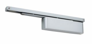 TS.11204.SR.2.SESE - Rutland Size 2-4 Slide Arm Cam Action Door Closer c/w Semi Radius Cover - Silver