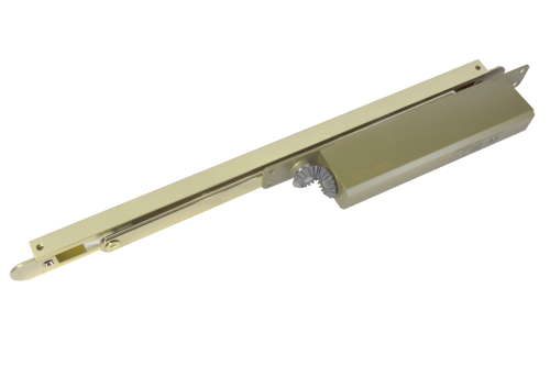 Click Here To Enlarge This Photo Of ITS.11205.2.5.PVD - Rutland Size 2-5 Concealed Cam Action Door Closer c/w SA Connector Bar - Polished Brass