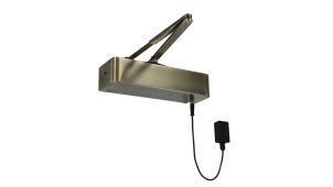ETS.18314.AB - Rutland Rutland Responder 24 Size 4 Hold Open/Swing Free Electromagnetic Door closer - Antique Brass