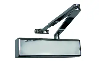 TS.4204DABC.SRFB.PNPPNP - Rutland Size 2-4 Overhead Door Closer with Backcheck & Delayed Action - Polished Nickel