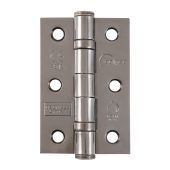 Eclipse 14099 Grade 7 Polished Black Nickel (Mild Steel) Ball Bearing Hinges 76 x 51 x 2mm