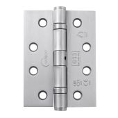 Eclipse 14975 Grade 13 Satin Chrome (Mild Steel) Ball Bearing Hinges 102 x 76 x 2.7mm