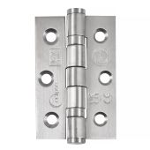 Eclipse 14852 Grade 7 Satin Stainless Steel Ball Bearing Hinges 76 x 51 x 2mm