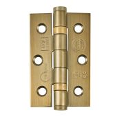 Eclipse 14852MAB Grade 7 Matt Antique Brass (Stainless Steel) Ball Bearing Hinges 76 x 51 x 2mm
