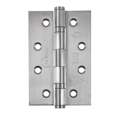Click Here To Enlarge This Photo Of Eclipse 14341 Grade 7 Satin Stainless Steel Slim Knuckle Ball Bearing Hinges 102 x 67 x 2mm