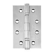 Eclipse 14342 Grade 7 Polished Stainless Steel Slim Knuckle Ball Bearing Hinges 102 x 67 x 2mm