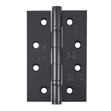 Click Here To Enlarge This Photo Of Eclipse 14345 Grade 7 Matt Black (Stainless Steel) Slim Knuckle Ball Bearing Hinges 102 x 67 x 2mm