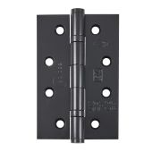Eclipse 14345 Grade 7 Matt Black (Stainless Steel) Slim Knuckle Ball Bearing Hinges 102 x 67 x 2mm