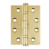 Eclipse 14882 Grade 13 Polished Brass (Stainless Steel) Ball Bearing Hinges 102 x 76 x 3mm