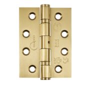 Eclipse 14854SBP Grade 13 Satin Brass (Stainless Steel) Ball Bearing Hinges 102 x 76 x 3mm