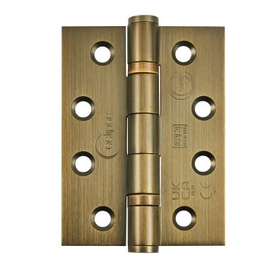 Click Here To Enlarge This Photo Of Eclipse 14854MAB Grade 13 Matt Antique Brass (Stainless Steel) Ball Bearing Hinges 102 x 76 x 3mm