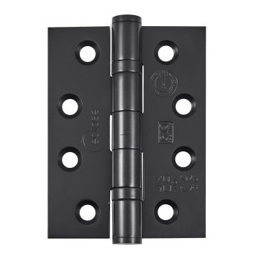 Click Here To Enlarge This Photo Of Eclipse 14920 Grade 13 Matt Black (Stainless Steel) Ball Bearing Hinges 102 x 76 x 3mm