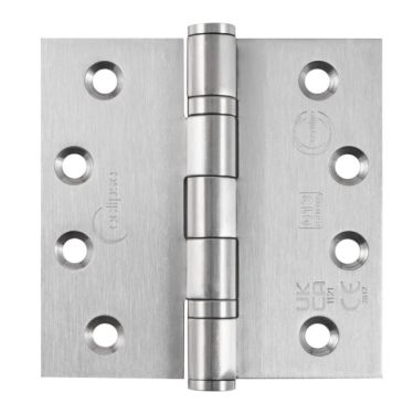 Click Here To Enlarge This Photo Of Eclipse 14841 Grade 13 Satin Stainless Steel Ball Bearing Hinges 102 x 102 x 3mm