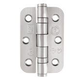Eclipse 14905 Grade 7 Satin Stainless Steel Ball Bearing Radius Corner Hinges 76 x 51 x 2mm