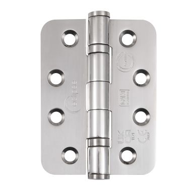 Click Here To Enlarge This Photo Of Eclipse 14872 Grade 13 Polished Stainless Steel Ball Bearing Radius Corner Hinges 102 x 76 x 3mm