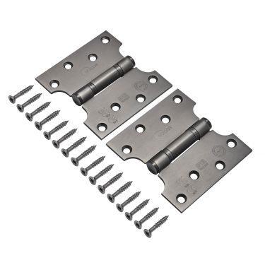 Click Here To Enlarge This Photo Of Eclipse 14989DBZ Grade 13 Dark Bronze (Stainless Steel) Parliament Hinges 102 x 51 x 102mm