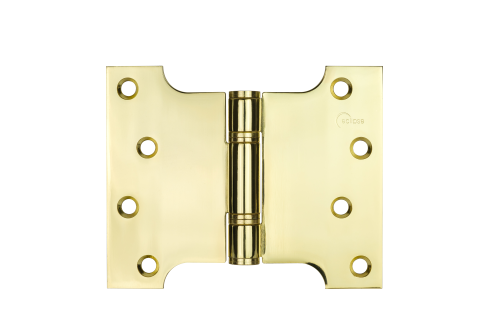 Click Here To Enlarge This Photo Of Eclipse 14994 Polished Brass (Stainless Steel) Parliament Hinges 102 x 76 x 127mm