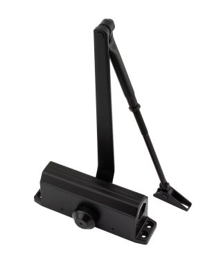 Click Here To Enlarge This Photo Of Eclipse 28733 Fixed Size 3 Overhead Matt Black Door Closer