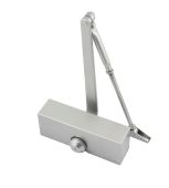 Eclipse 28780 Fixed Size 3 Overhead Door Closer with Silver Cover & Arm