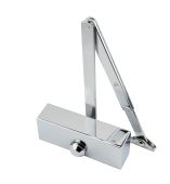 Eclipse 28782 Fixed Size 3 Overhead Door Closer with Polished Chrome Cover & Arm