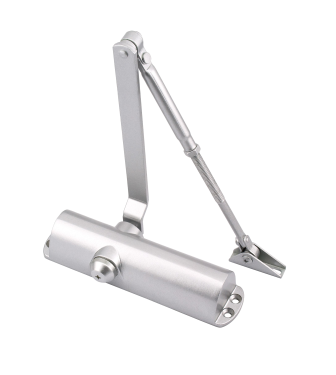Click Here To Enlarge This Photo Of Eclipse 28831 Size 2-4 CE Certified Overhead Door Closer - Silver (No Cover)