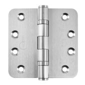 Eclipse 14801 Grade 13 Satin Stainless Steel Ball Bearing Radius Corner Hinges 102 x 102 x 3mm