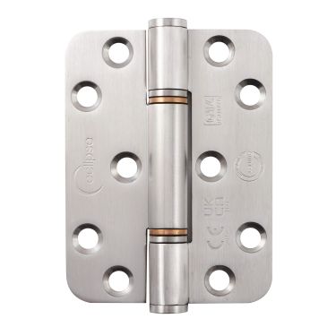 Click Here To Enlarge This Photo Of Eclipse 14931 Grade 14 Satin Stainless Steel Insignia Thrust Bearing Radius Hinges 102 x 76 x 3mm