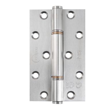 Click Here To Enlarge This Photo Of Eclipse 14107 Grade 14 Satin Stainless Steel Insignia Thrust Bearing Hinges 127 x 76 x 3mm