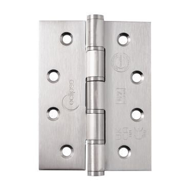 Click Here To Enlarge This Photo Of Eclipse 14856 Grade 7 Satin Stainless Steel Washered Hinges 102 x 76 x 2mm