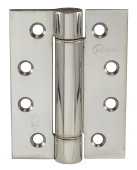 Eclipse 14923 Polished Stainless Steel Single Action Spring Hinges 102 x 76 x 3mm