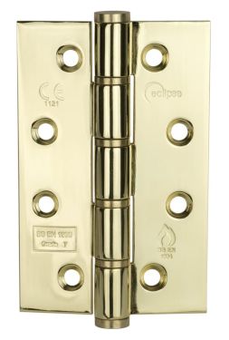 Click Here To Enlarge This Photo Of Eclipse 14925 Grade 7 Polished Brass Brass Washered Hinges 102 x 67 x 2.5mm