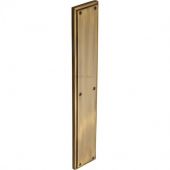 V1166-AT Heritage Brass Fingerplate 464x76mm Antique Brass Finish