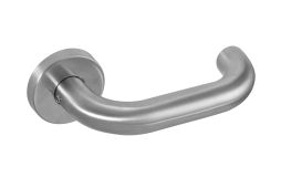 Eclipse 34524 Satin Stainless Steel 22mm Safety Lever on Round Rose Set